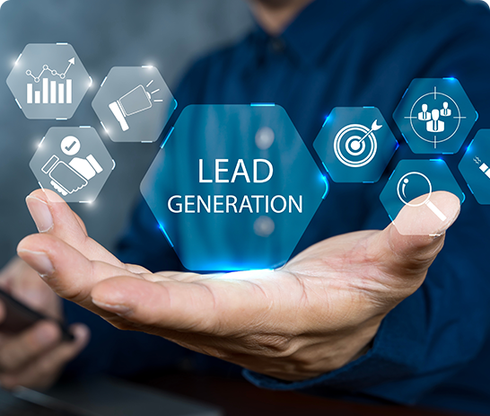 Digital lead Generation Strategy Concept